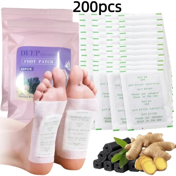 50-200PCSNatural Detox Foot Patches Stress Relief