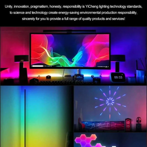 RGB LED Floor Mood Light dimmable APP USB Supply