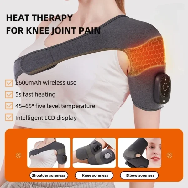 3 IN 1 Electronic Shoulder Elbow Knee Massager