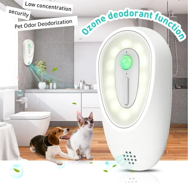 Smart Pet Odor Purifier For Cats & Dogs Litter Box