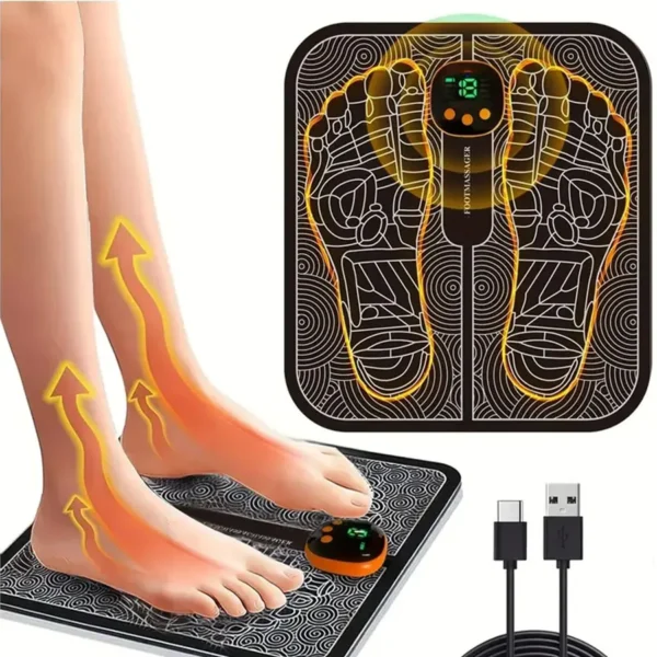 EMS Foot Pad for Muscle Relaxation, LCD Display